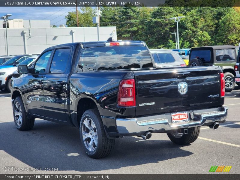Diamond Black Crystal Pearl / Black 2023 Ram 1500 Laramie Crew Cab 4x4