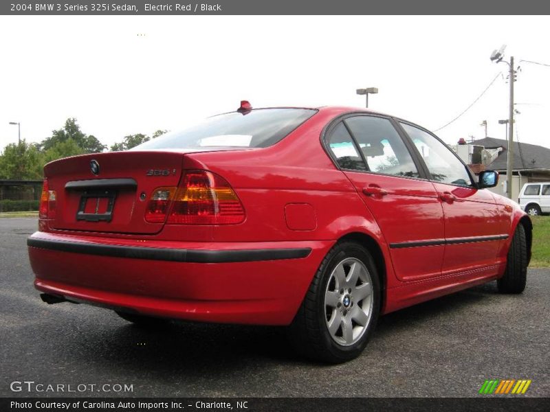 Electric Red / Black 2004 BMW 3 Series 325i Sedan