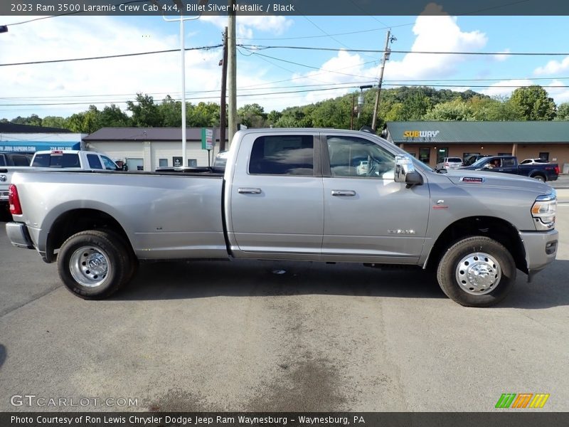 Billet Silver Metallic / Black 2023 Ram 3500 Laramie Crew Cab 4x4