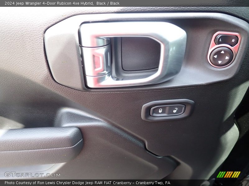 Black / Black 2024 Jeep Wrangler 4-Door Rubicon 4xe Hybrid