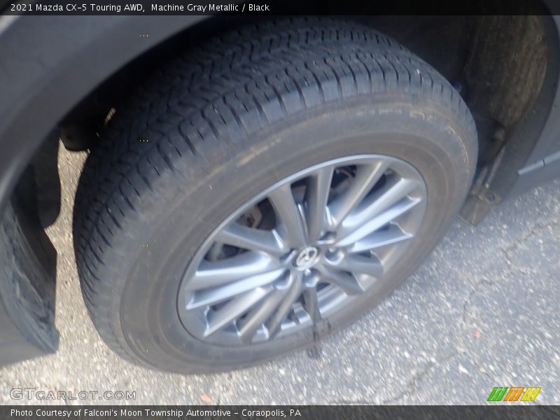 Machine Gray Metallic / Black 2021 Mazda CX-5 Touring AWD