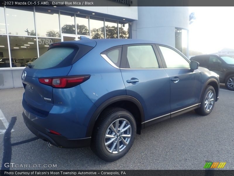 Eternal Blue Mica / Black 2023 Mazda CX-5 S AWD