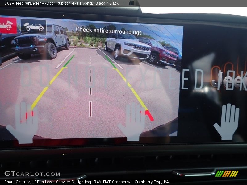 Black / Black 2024 Jeep Wrangler 4-Door Rubicon 4xe Hybrid