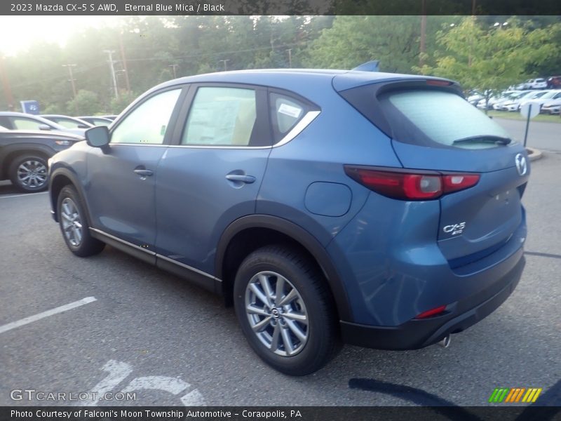 Eternal Blue Mica / Black 2023 Mazda CX-5 S AWD