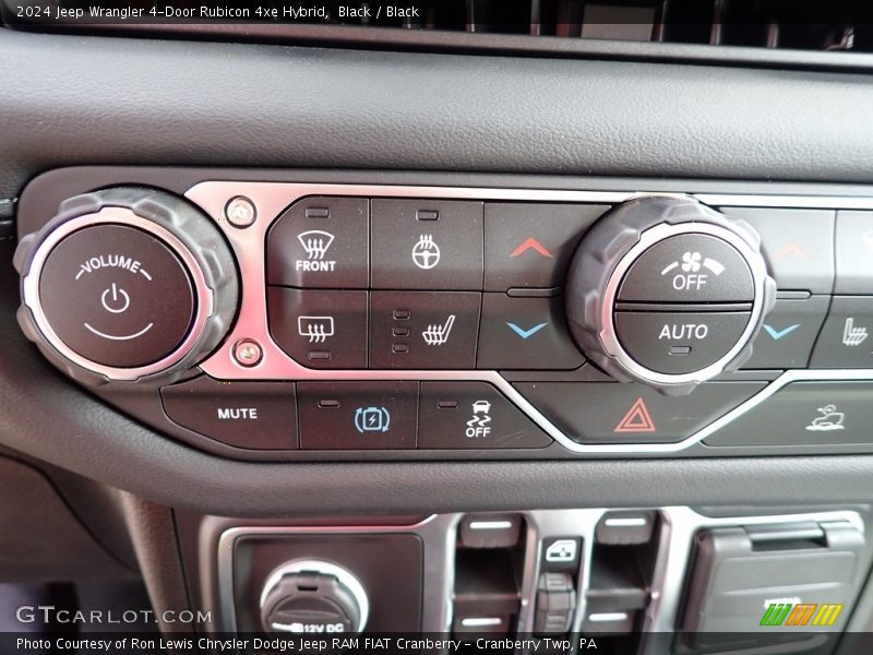 Black / Black 2024 Jeep Wrangler 4-Door Rubicon 4xe Hybrid