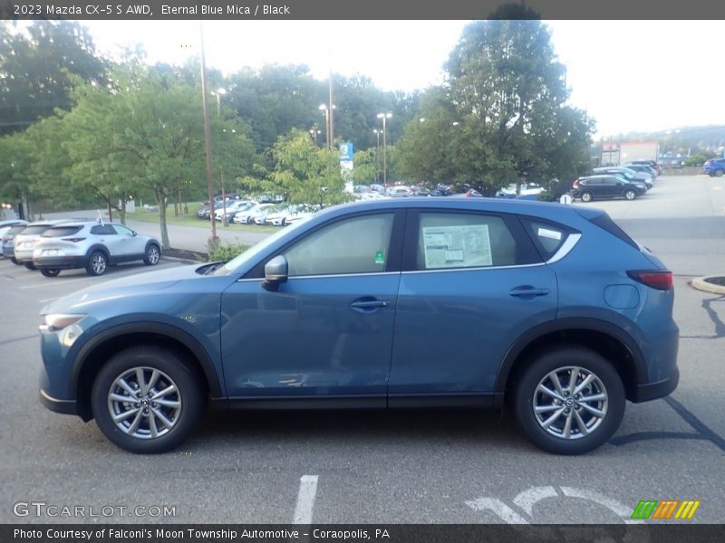 Eternal Blue Mica / Black 2023 Mazda CX-5 S AWD