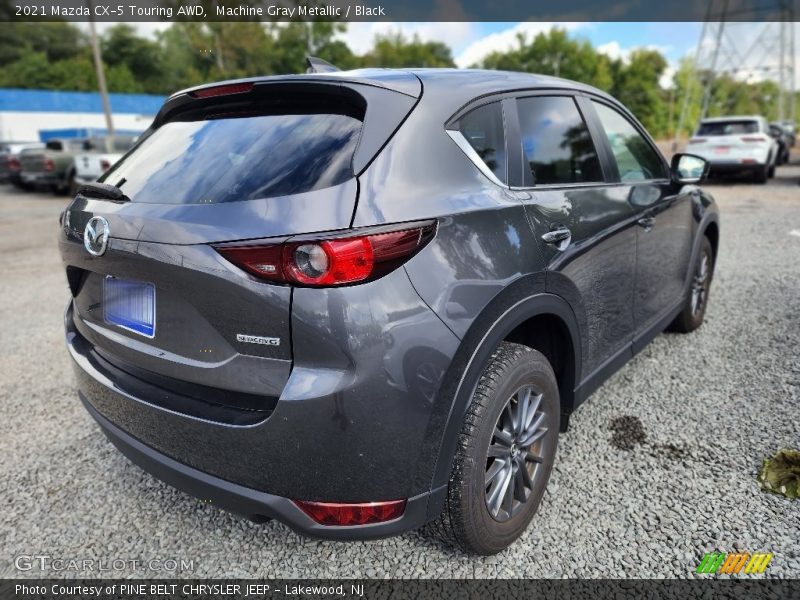 Machine Gray Metallic / Black 2021 Mazda CX-5 Touring AWD
