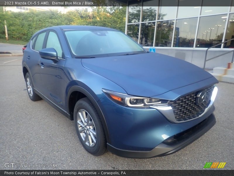 Eternal Blue Mica / Black 2023 Mazda CX-5 S AWD
