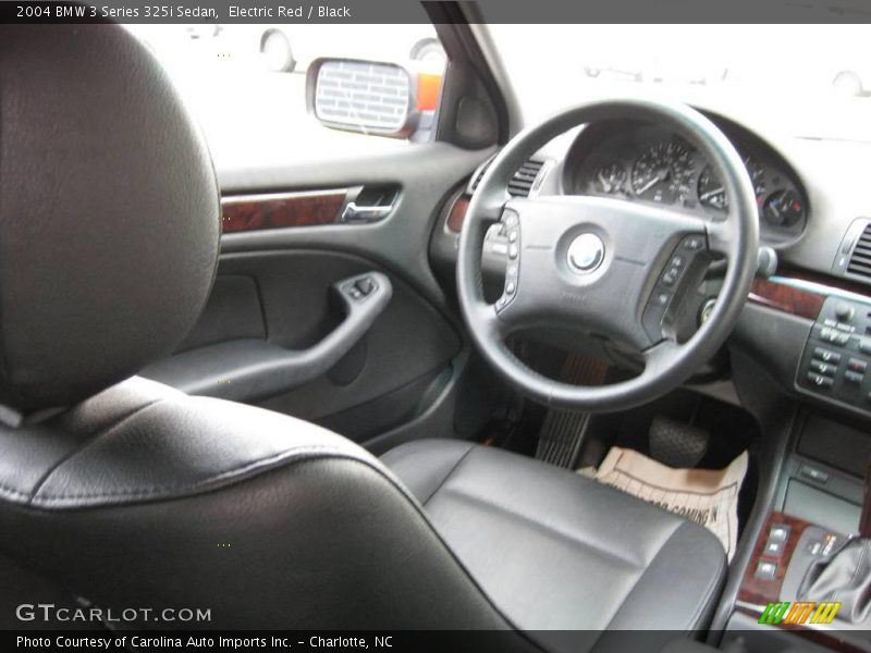 Electric Red / Black 2004 BMW 3 Series 325i Sedan