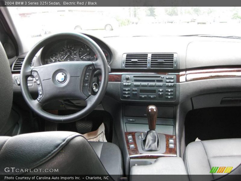 Electric Red / Black 2004 BMW 3 Series 325i Sedan