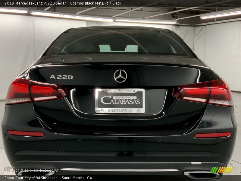 Cosmos Black Metallic / Black 2019 Mercedes-Benz A 220 Sedan