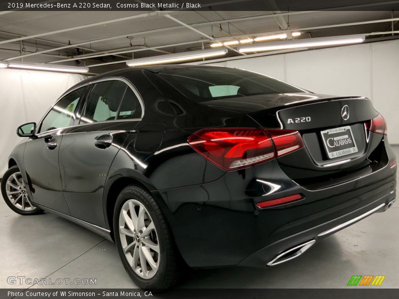 Cosmos Black Metallic / Black 2019 Mercedes-Benz A 220 Sedan