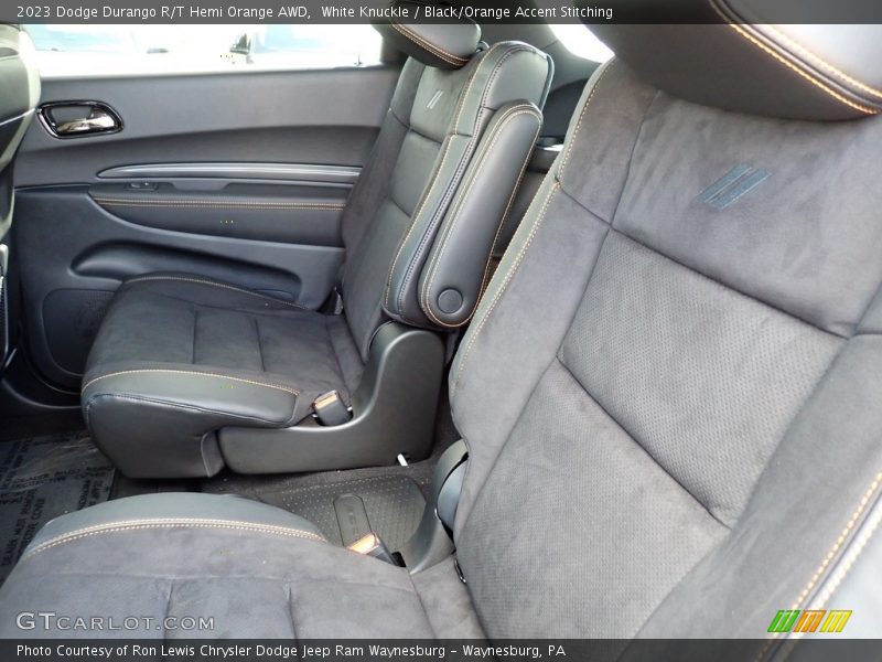 White Knuckle / Black/Orange Accent Stitching 2023 Dodge Durango R/T Hemi Orange AWD