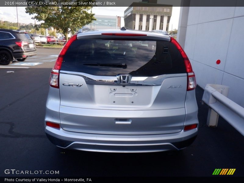 Alabaster Silver Metallic / Black 2016 Honda CR-V EX-L AWD