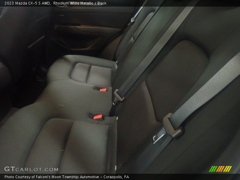 Rhodium White Metallic / Black 2023 Mazda CX-5 S AWD