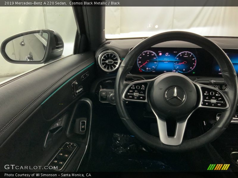 Cosmos Black Metallic / Black 2019 Mercedes-Benz A 220 Sedan