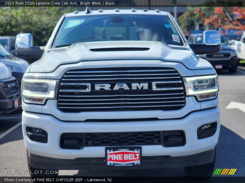 Bright White / Black 2023 Ram 2500 Laramie Crew Cab 4x4