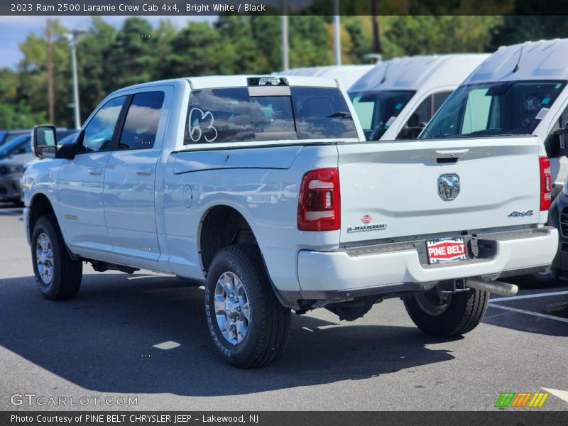 Bright White / Black 2023 Ram 2500 Laramie Crew Cab 4x4