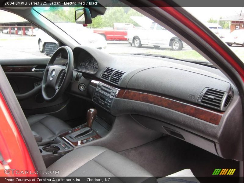 Electric Red / Black 2004 BMW 3 Series 325i Sedan