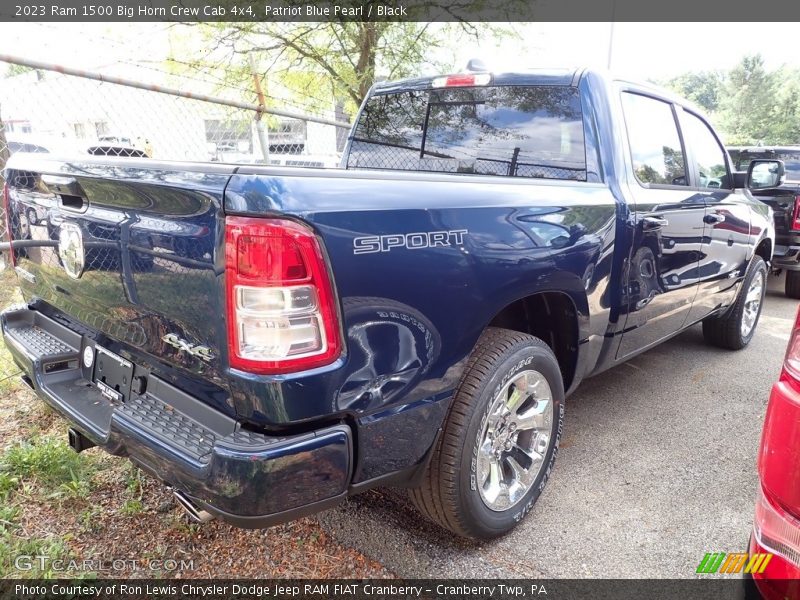 Patriot Blue Pearl / Black 2023 Ram 1500 Big Horn Crew Cab 4x4