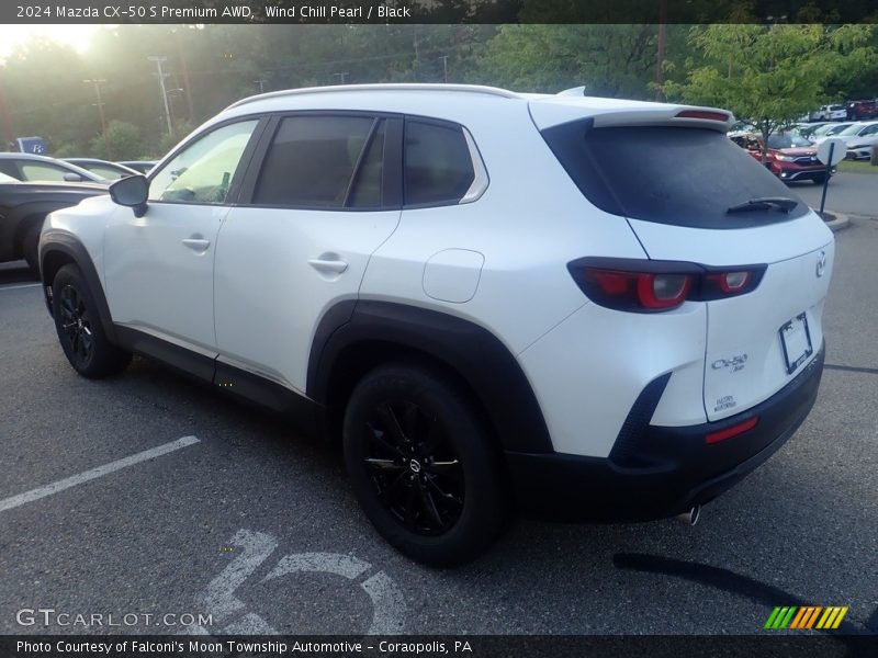Wind Chill Pearl / Black 2024 Mazda CX-50 S Premium AWD