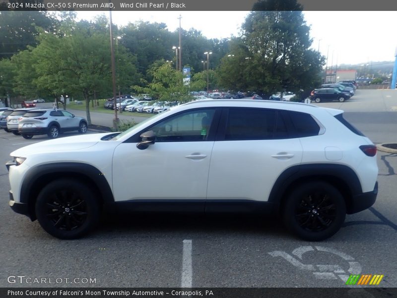 Wind Chill Pearl / Black 2024 Mazda CX-50 S Premium AWD
