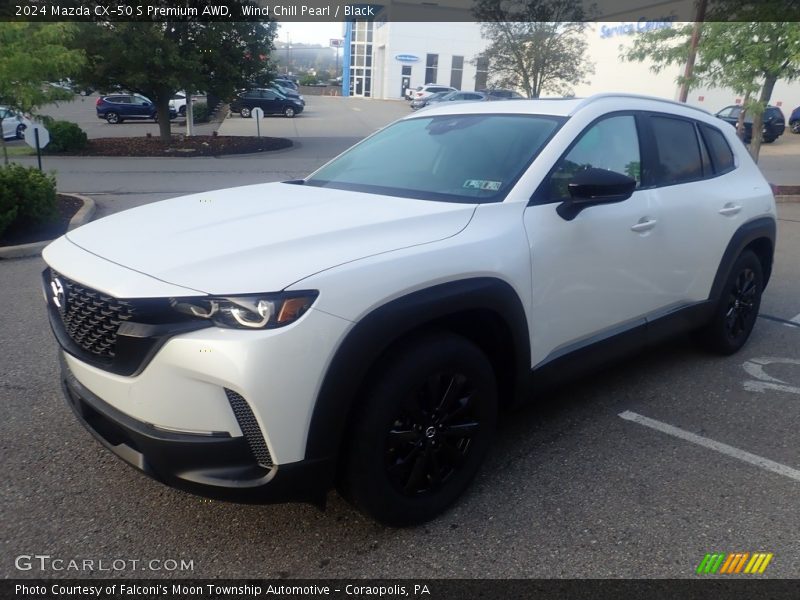 Wind Chill Pearl / Black 2024 Mazda CX-50 S Premium AWD