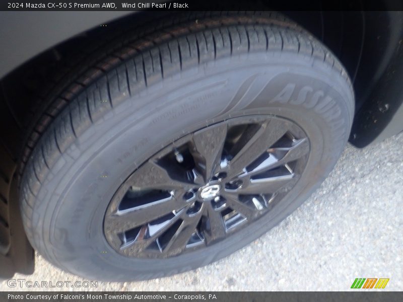 Wind Chill Pearl / Black 2024 Mazda CX-50 S Premium AWD