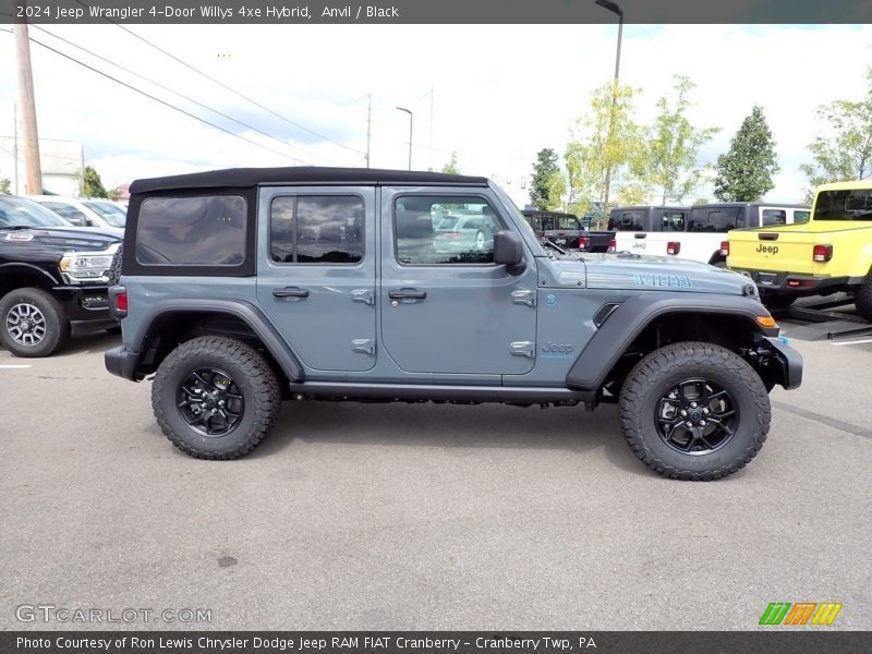  2024 Wrangler 4-Door Willys 4xe Hybrid Anvil