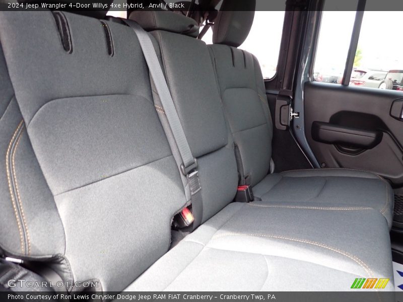 Anvil / Black 2024 Jeep Wrangler 4-Door Willys 4xe Hybrid
