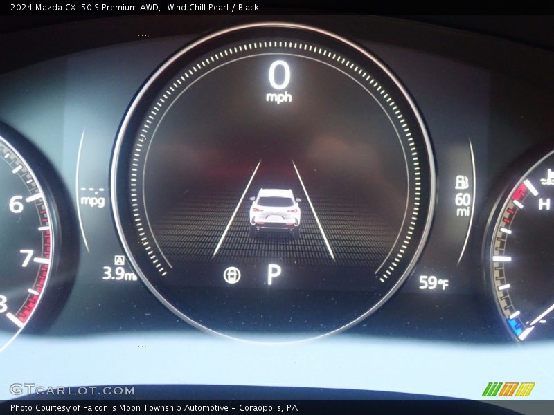 Wind Chill Pearl / Black 2024 Mazda CX-50 S Premium AWD