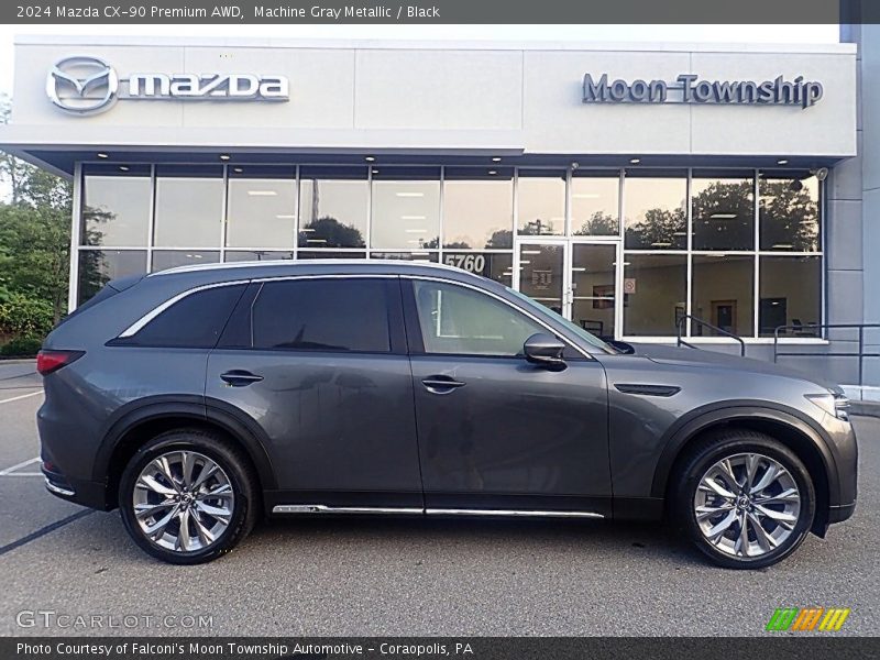 Machine Gray Metallic / Black 2024 Mazda CX-90 Premium AWD