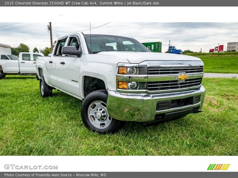Summit White / Jet Black/Dark Ash 2015 Chevrolet Silverado 2500HD WT Crew Cab 4x4