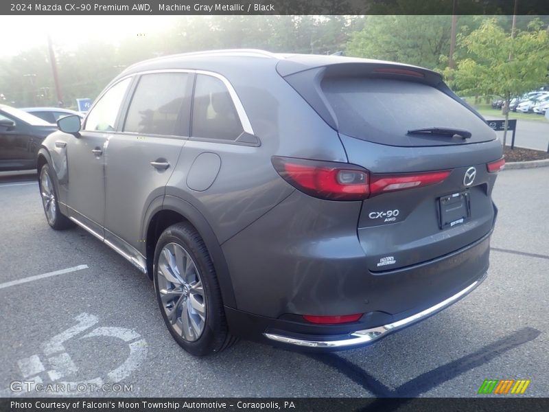 Machine Gray Metallic / Black 2024 Mazda CX-90 Premium AWD