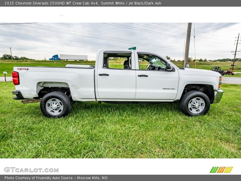 Summit White / Jet Black/Dark Ash 2015 Chevrolet Silverado 2500HD WT Crew Cab 4x4