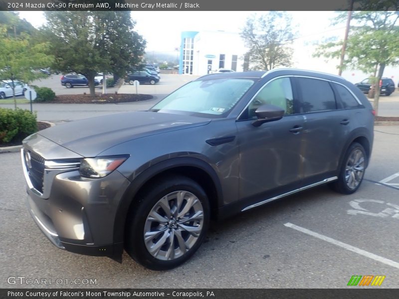 Machine Gray Metallic / Black 2024 Mazda CX-90 Premium AWD