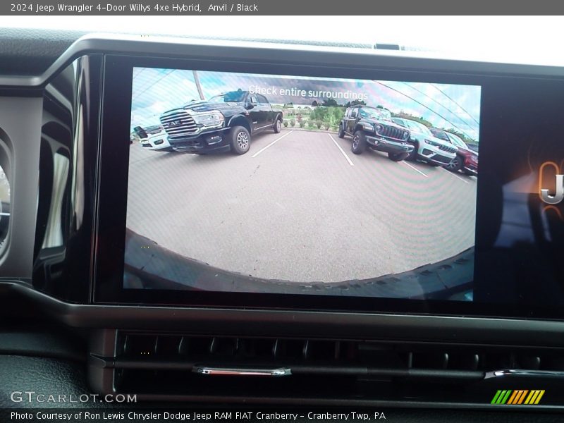 Anvil / Black 2024 Jeep Wrangler 4-Door Willys 4xe Hybrid
