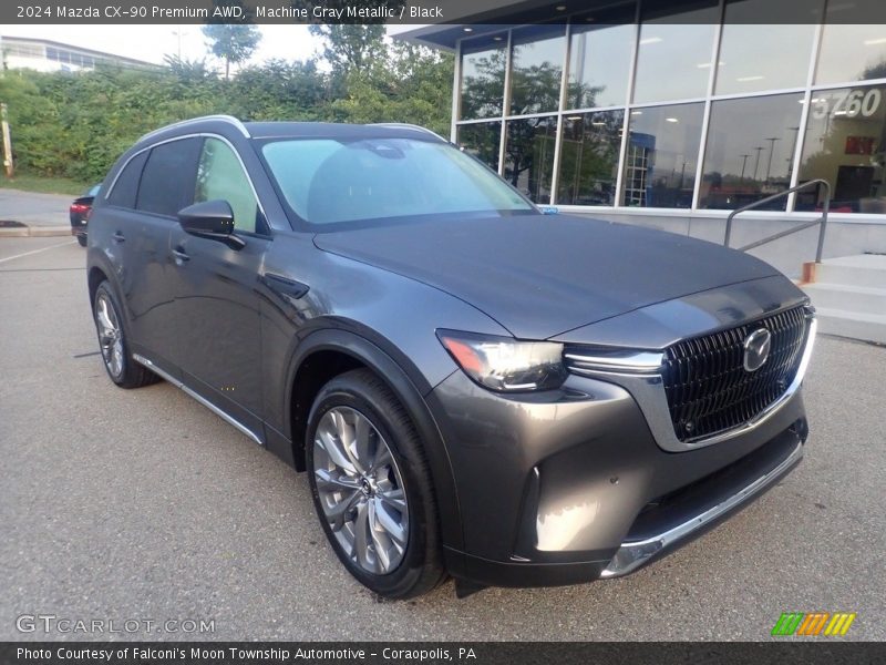 Machine Gray Metallic / Black 2024 Mazda CX-90 Premium AWD