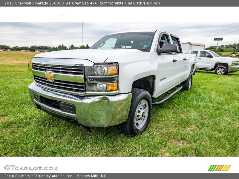 Summit White / Jet Black/Dark Ash 2015 Chevrolet Silverado 2500HD WT Crew Cab 4x4