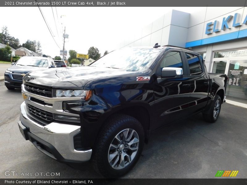 Black / Jet Black 2021 Chevrolet Silverado 1500 LT Crew Cab 4x4