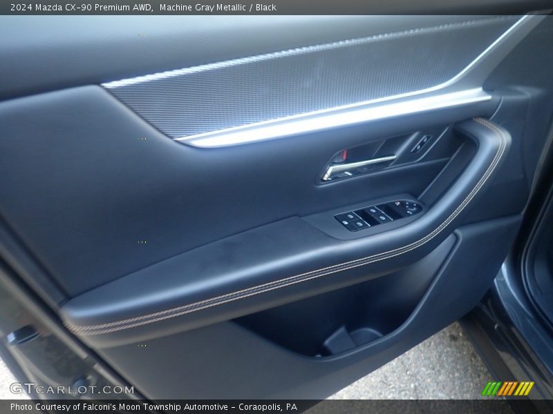Machine Gray Metallic / Black 2024 Mazda CX-90 Premium AWD