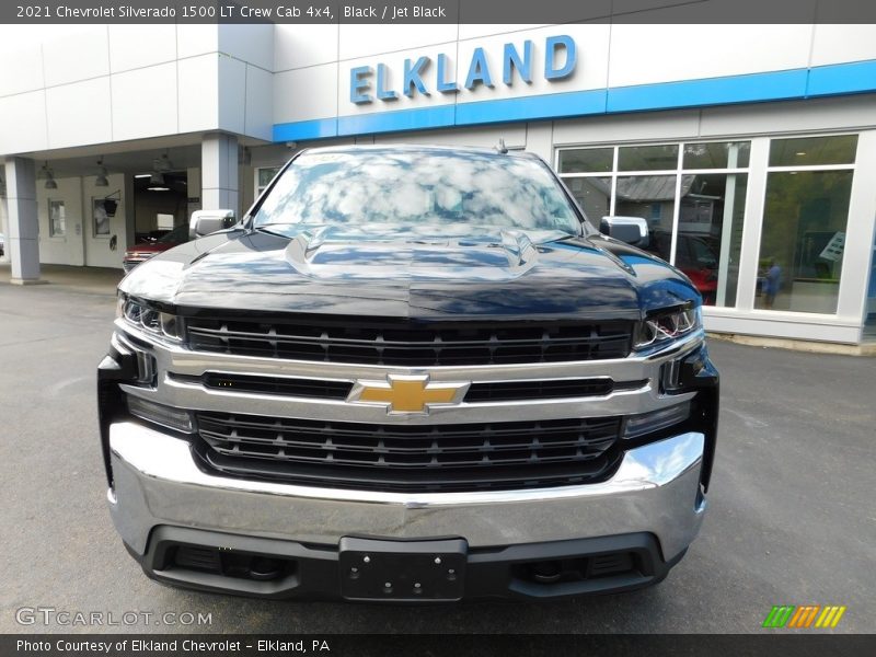 Black / Jet Black 2021 Chevrolet Silverado 1500 LT Crew Cab 4x4