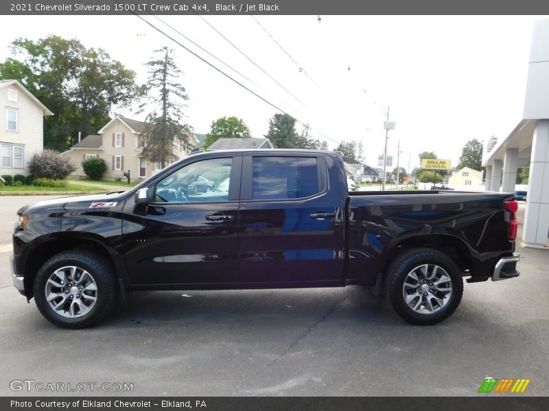 Black / Jet Black 2021 Chevrolet Silverado 1500 LT Crew Cab 4x4