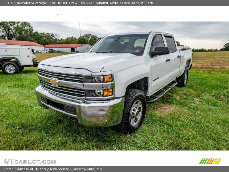 Summit White / Dark Ash/Jet Black 2016 Chevrolet Silverado 2500HD WT Crew Cab 4x4