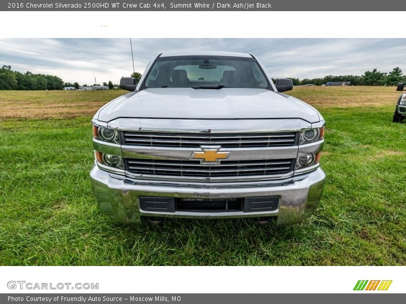 Summit White / Dark Ash/Jet Black 2016 Chevrolet Silverado 2500HD WT Crew Cab 4x4