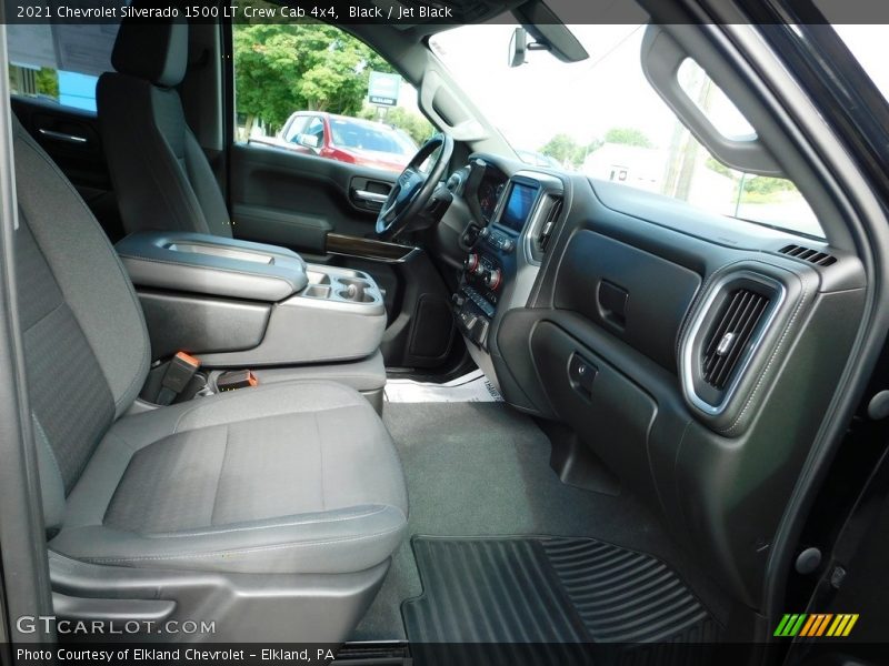 Black / Jet Black 2021 Chevrolet Silverado 1500 LT Crew Cab 4x4