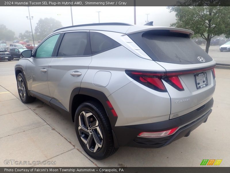 Shimmering Silver / Gray 2024 Hyundai Tucson SEL Plug-In Hybrid AWD