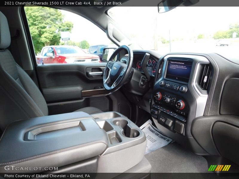 Black / Jet Black 2021 Chevrolet Silverado 1500 LT Crew Cab 4x4