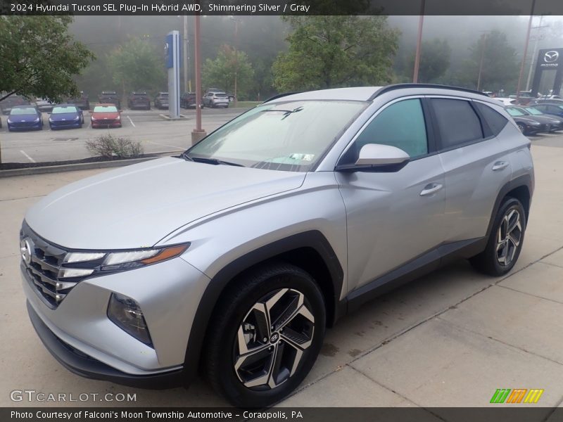 Front 3/4 View of 2024 Tucson SEL Plug-In Hybrid AWD