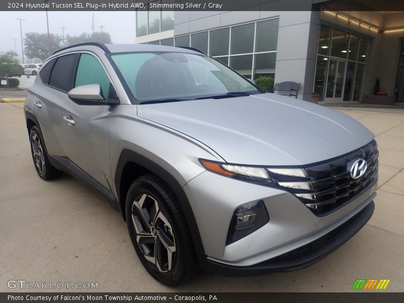 Shimmering Silver / Gray 2024 Hyundai Tucson SEL Plug-In Hybrid AWD